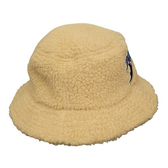 Tampa Bay Devil Rays MLB Sherpa Bucket Hat SGA T Pain Concert Cream EUC - Picture 2 of 15